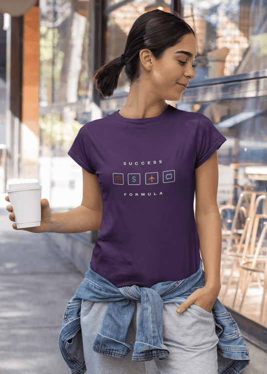 Success Formula Classic Women T Shirt - Curious Case Clothing