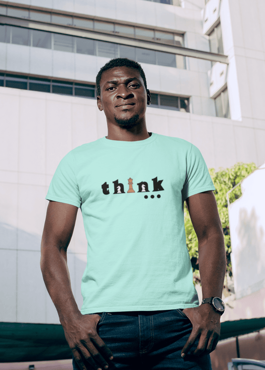 Think Regular Fit T Shirt for Men - Curious Case Clothing