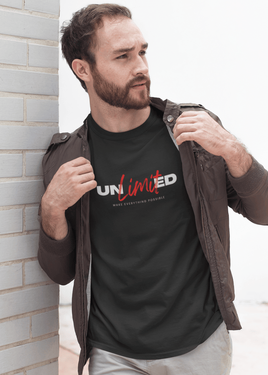 Unlimited Classic Crew Neck T-Shirt for Men - Curious Case Clothing