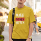 Make Things Happen Oversized T Shirt for Men - Curious Case Clothing