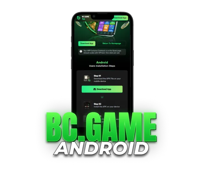 Android app download and APK installation steps on a mobile device.